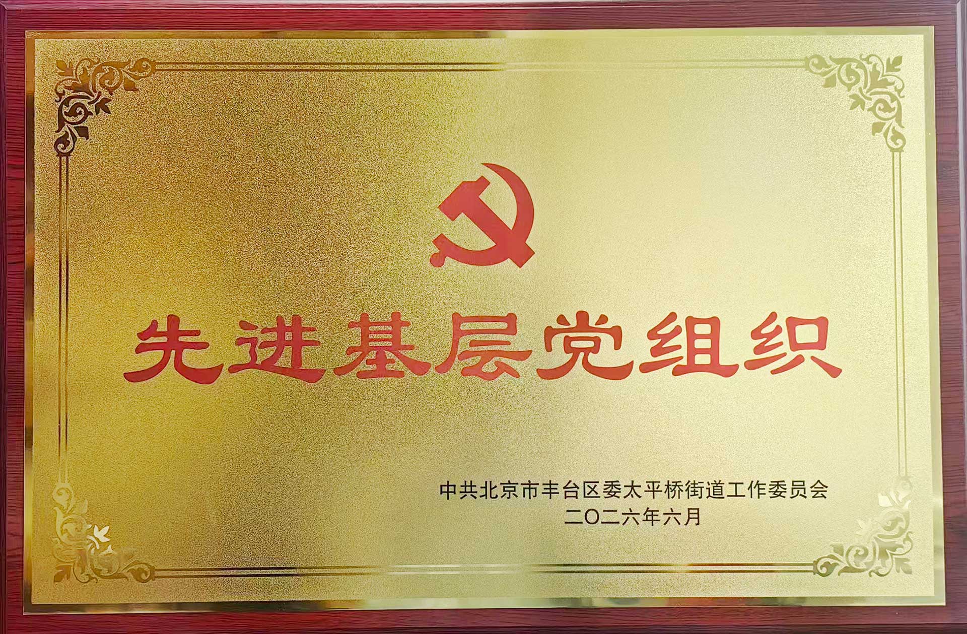 喜报｜党建引领践初心 载誉前行庆华诞——hth网页版·（中国）官方网站招标集团党支部获评辖区“优秀基层党组织”